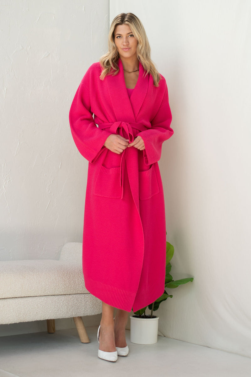 CHARLOTTE ROBE [HOT PINK]