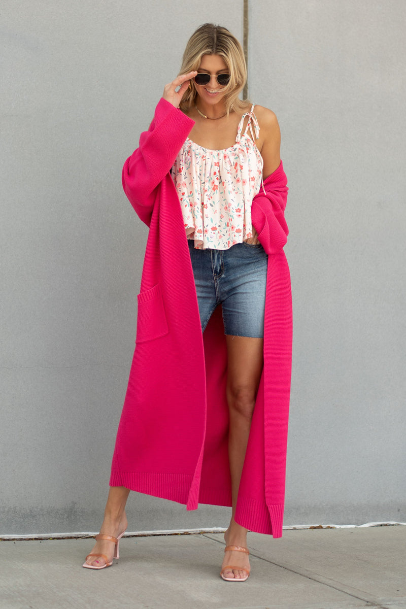 CHARLOTTE ROBE [HOT PINK]