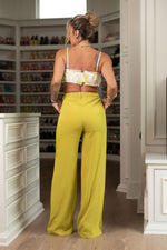 CECILY PANTS [YELLOW/GREEN]