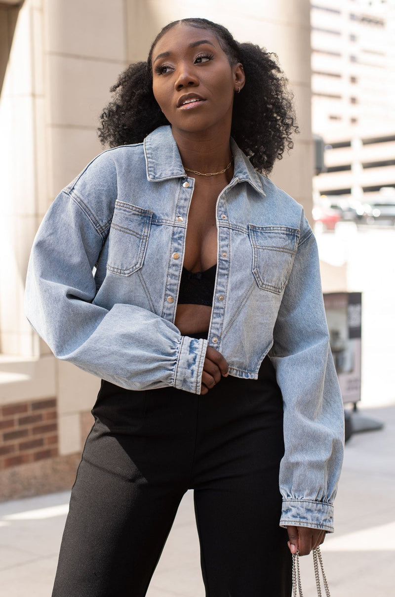Amazon.com: Crop Womens Jean Jackets Denim Womens Denim Jacket Loose  Fitting Shacket Blazer Jackets for Women Casual Trendy Basic : Clothing,  Shoes & Jewelry