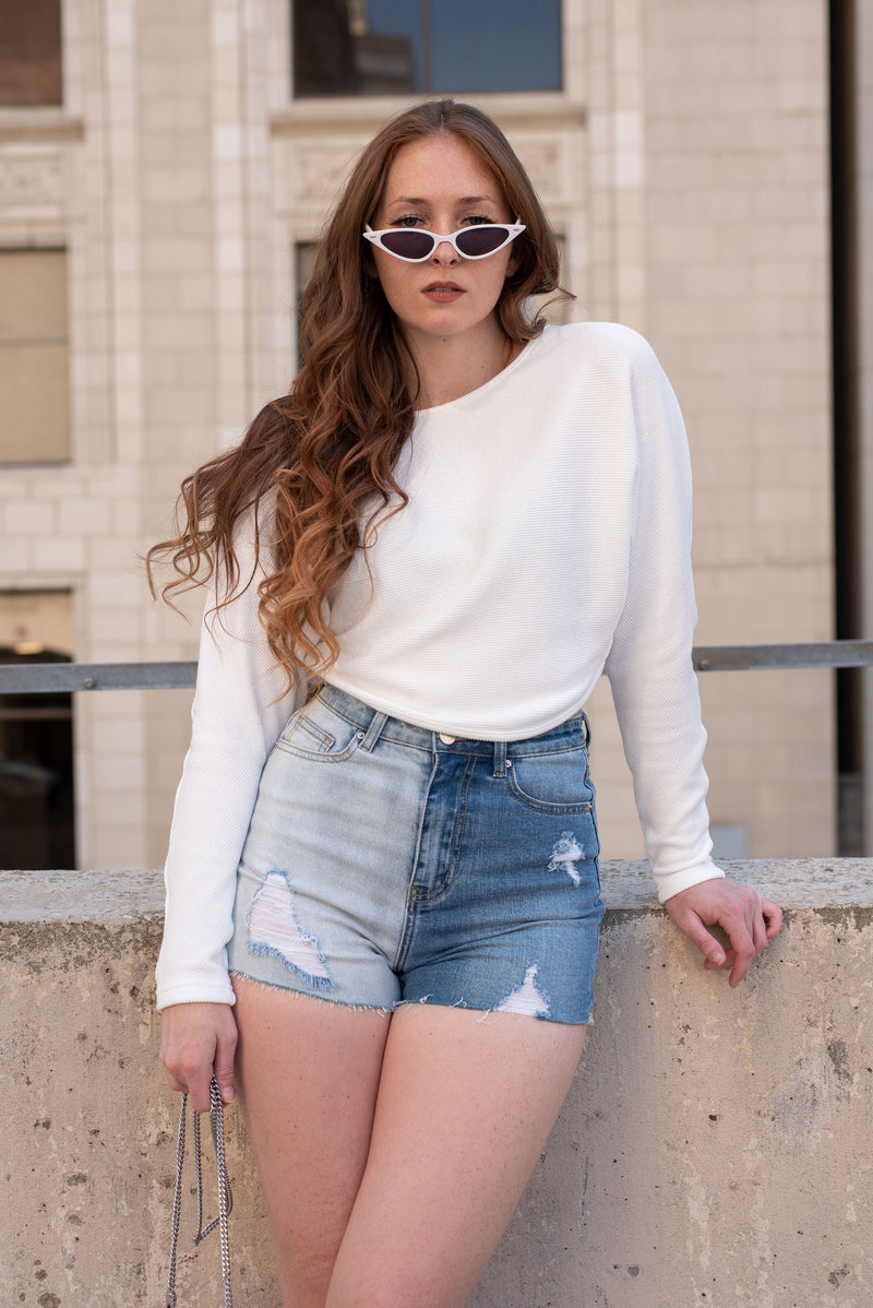 TERESA SWEATER [WHITE]