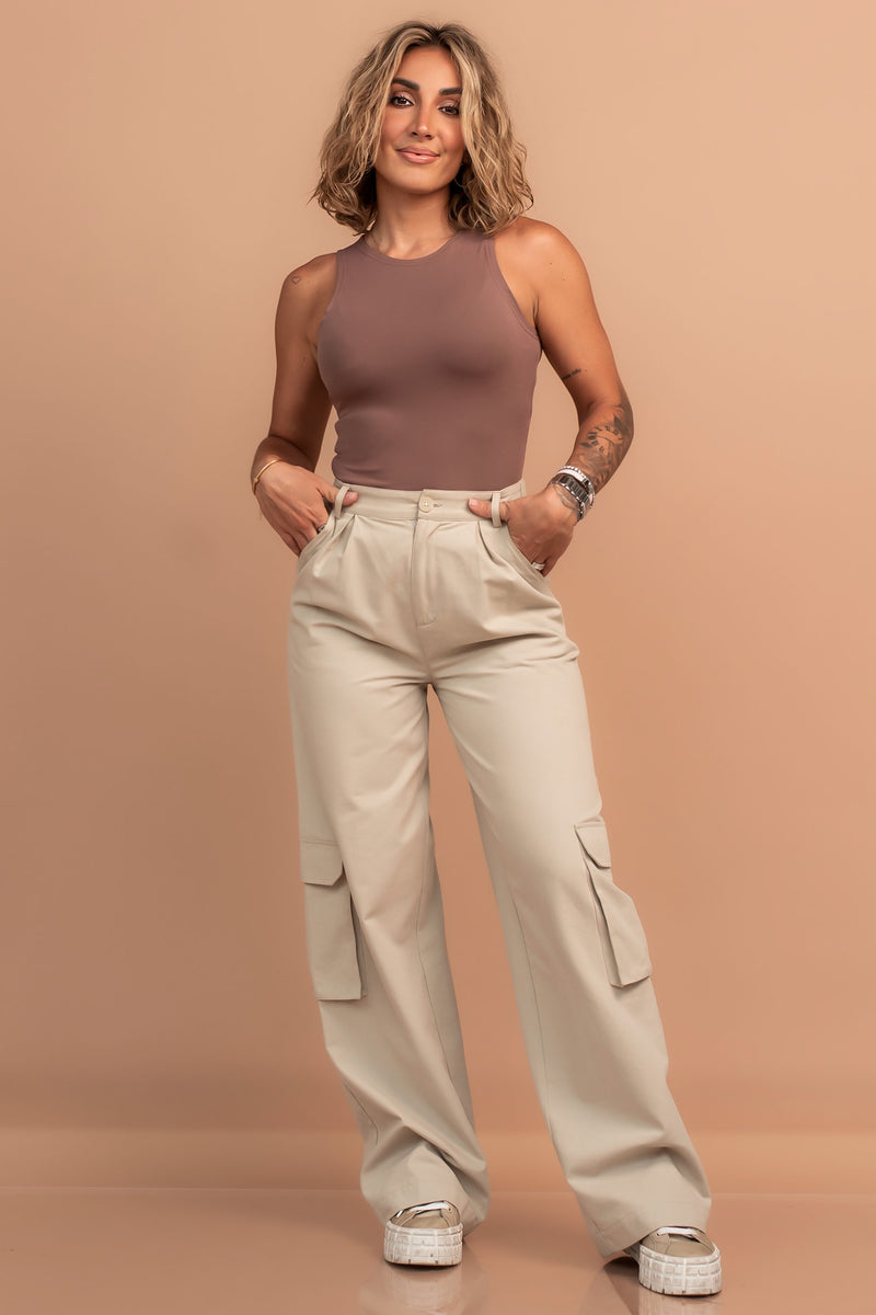 LUCA PANTS [BEIGE]