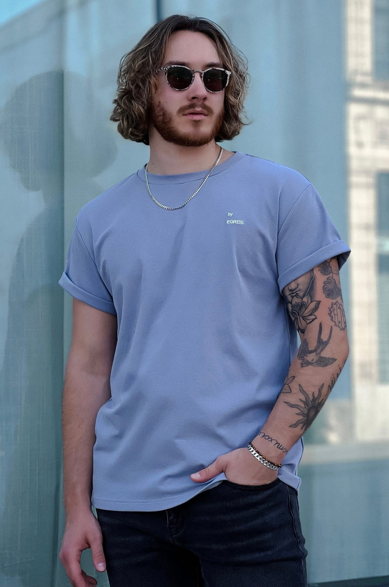 MEN'S DAD TEE [BLUE]