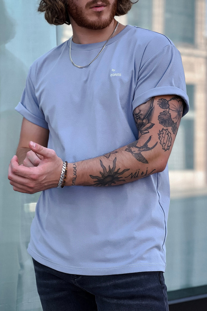 MEN'S DAD TEE [BLUE]