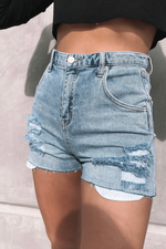 VILMA SHORTS [BLUE WASH]