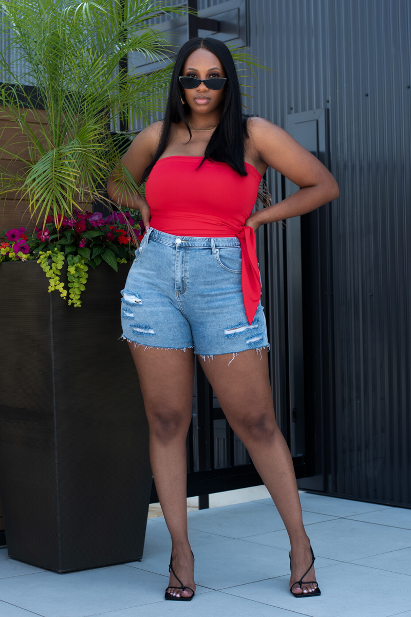 VILMA SHORTS [BLUE WASH]