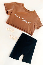 IVY ALLIE BIKER SHORTS [BLACK]