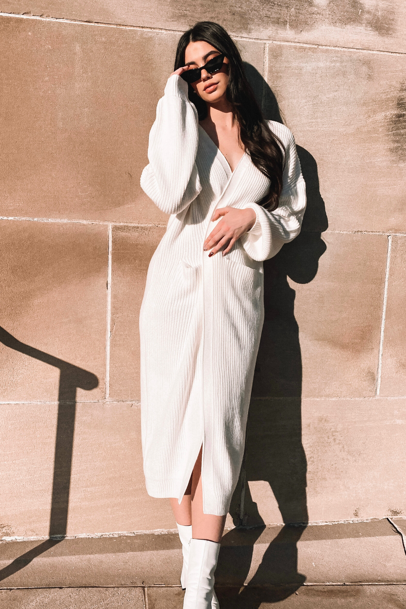 GRETCHEN CARDIGAN [WHITE]