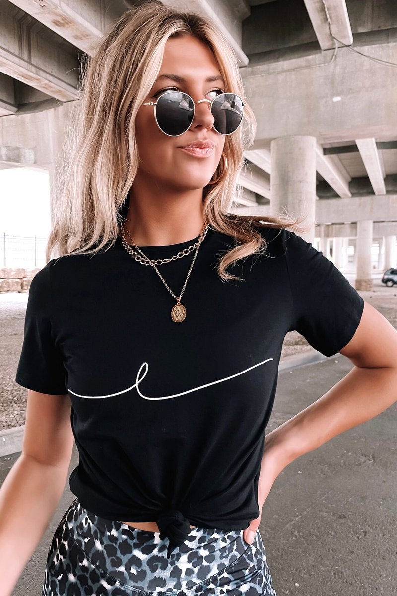 BYEGREIS T-SHIRT [BLACK]