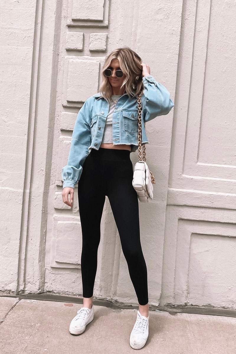 Styling tips on how to wear a Cropped Denim Jacket – Onpost
