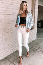 JENESSA LEGGINGS [WHITE]