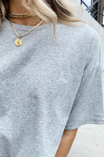 BYE DAD TEE [HEATHER GRAY]