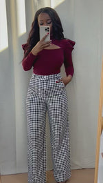 RAYDEN BODYSUIT [BURGUNDY]