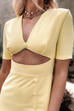 GABRIELLA DRESS [YELLOW]