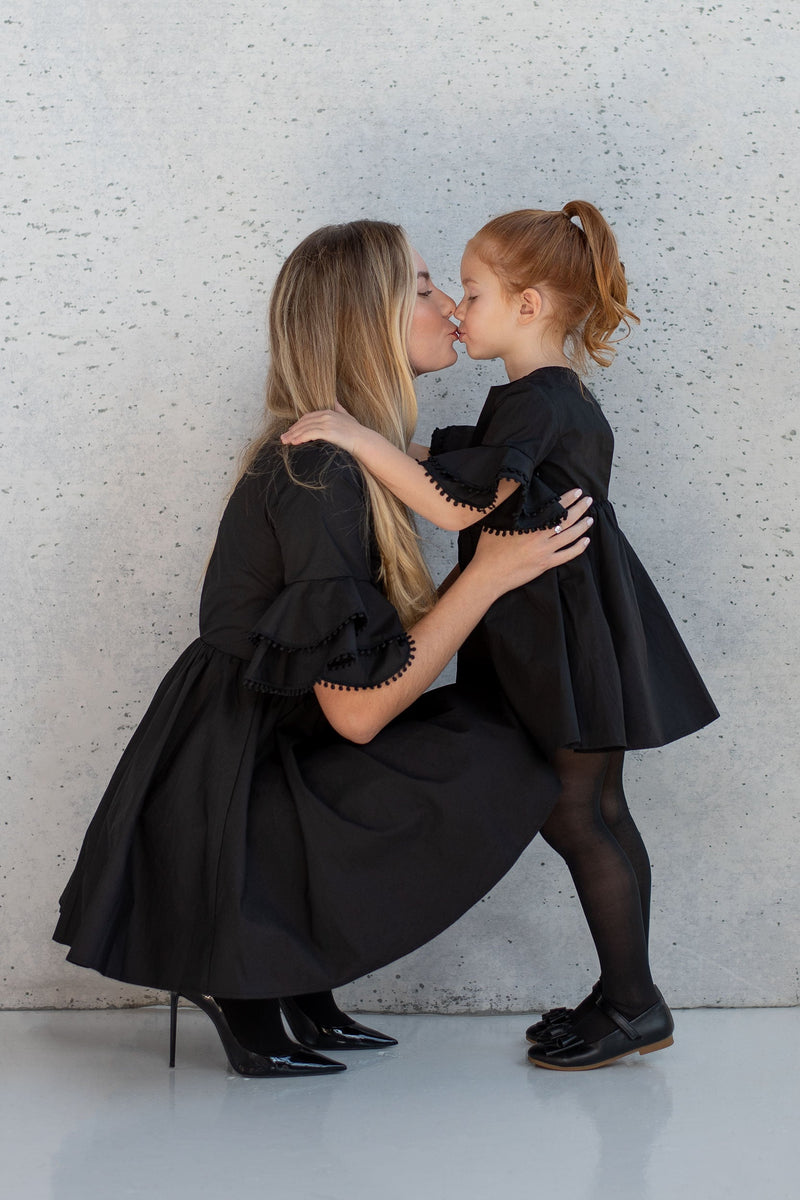 IVY ALBA DRESS [BLACK]