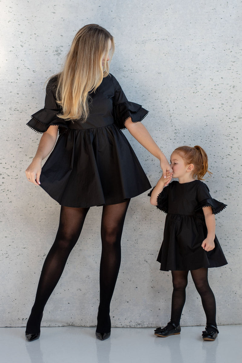 IVY ALBA DRESS [BLACK]