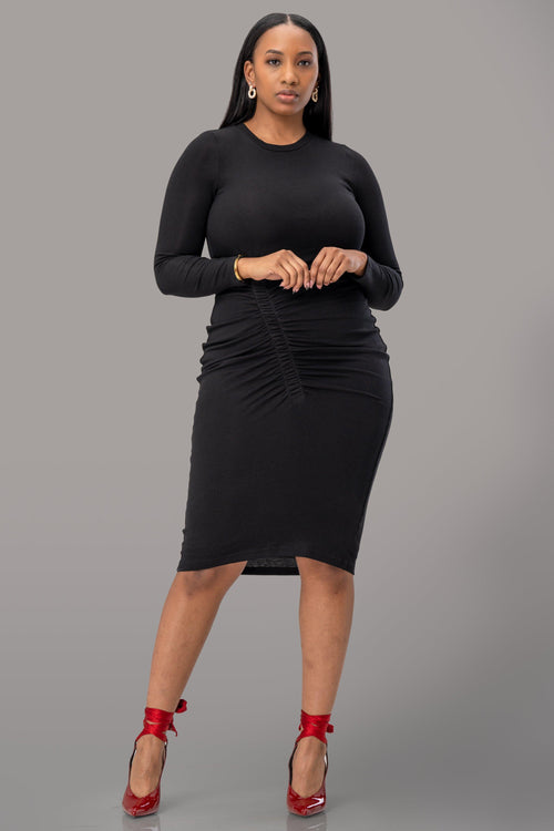 AMANDA DRESS [BLACK] - ByEgreis