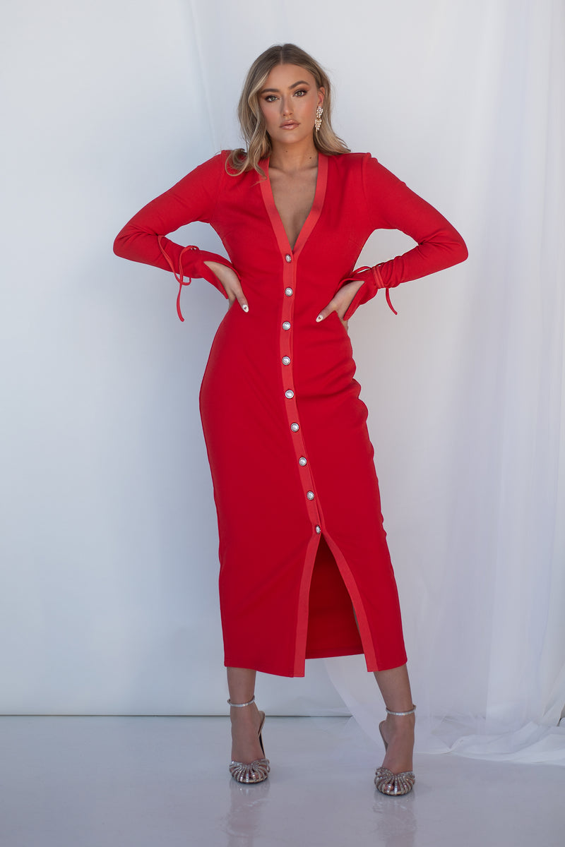 ANYA DRESS [RED]