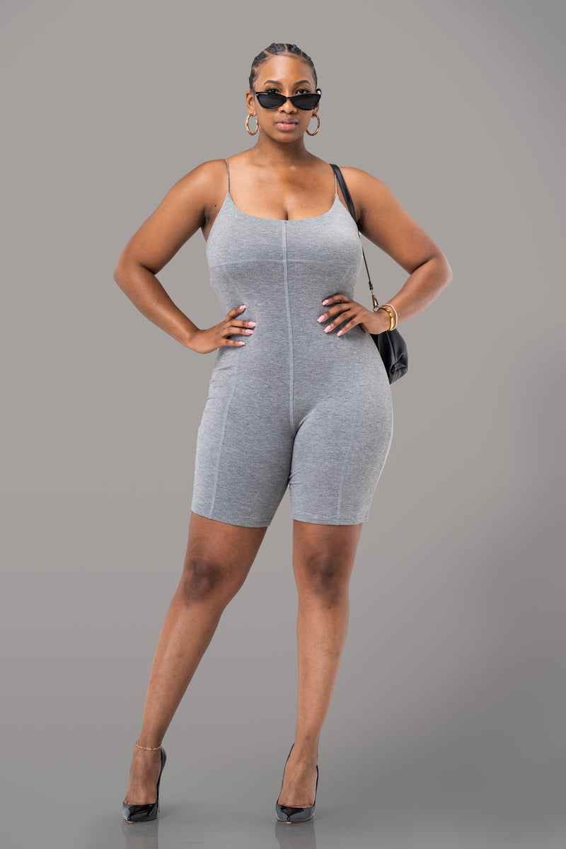 ASPEN ROMPER [HEATHER GREY]