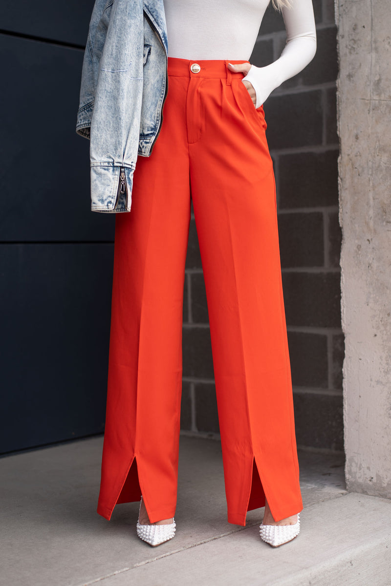 AYAH PANTS [ORANGE RED]
