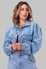 BYE CROPPED DENIM JACKET
