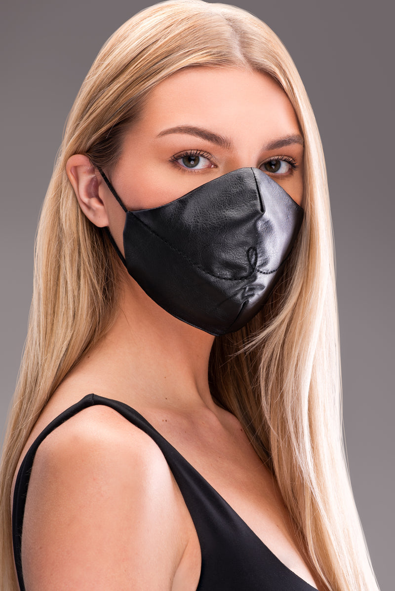 BYE LEATHER MASK [BLACK]