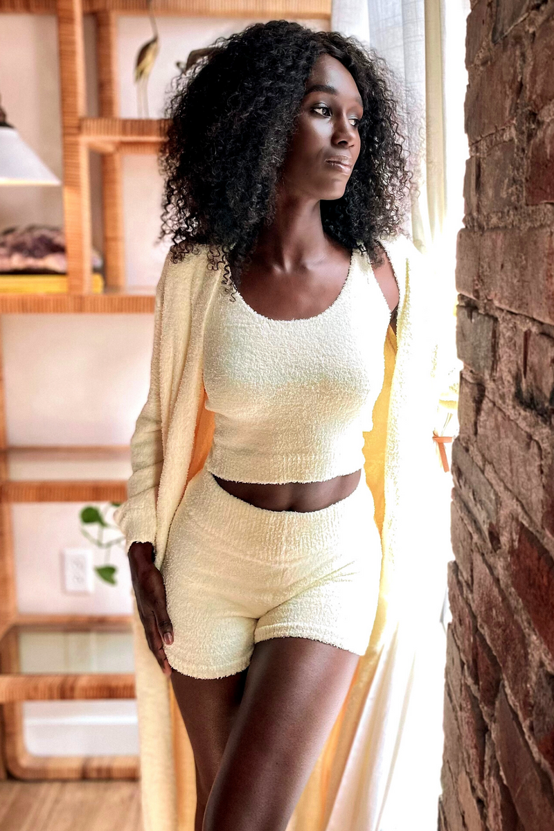 COZ'E SHORTS SET [LEMON]