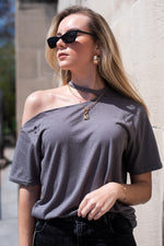 COLBY TEE [GRAY]
