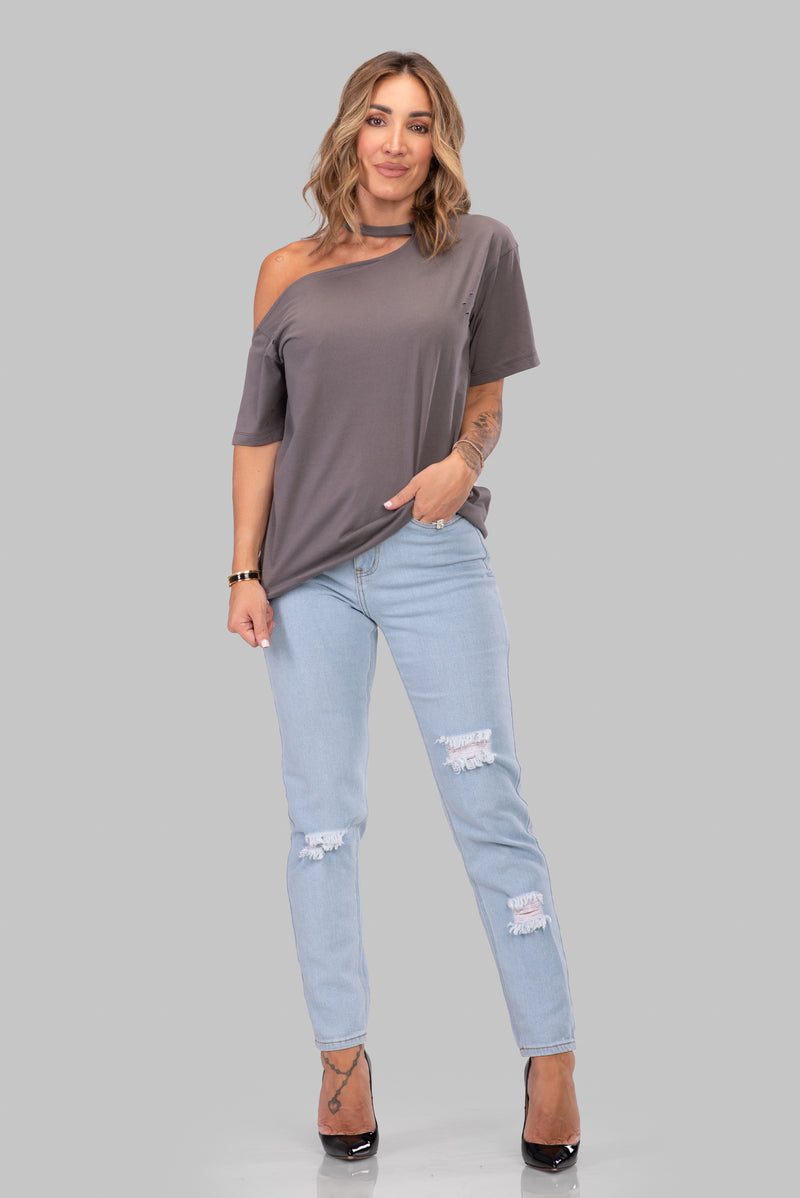 COLBY TEE [GRAY]