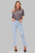 COLBY TEE [GRAY]