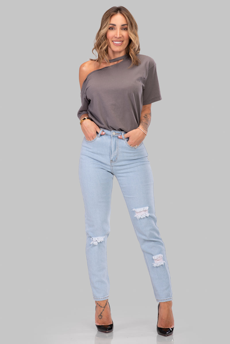 COLBY TEE [GRAY]
