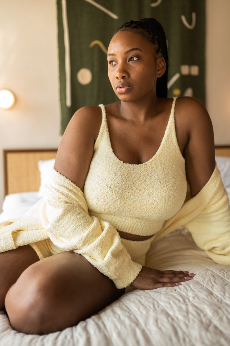 COZ'E SHORTS SET [LEMON]