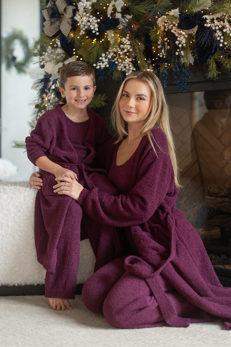 IVY COZ'E ROBE [PLUM]