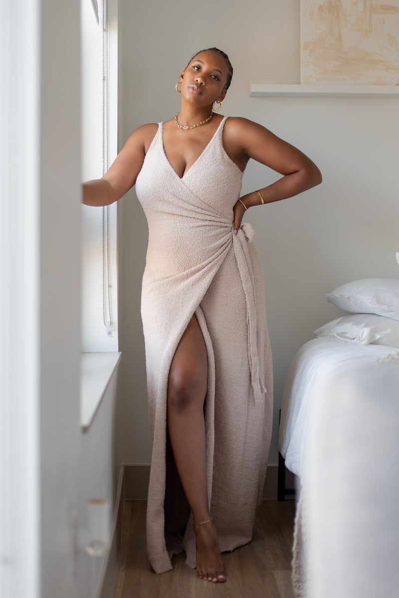 COZ'E GOWN [OATMEAL]