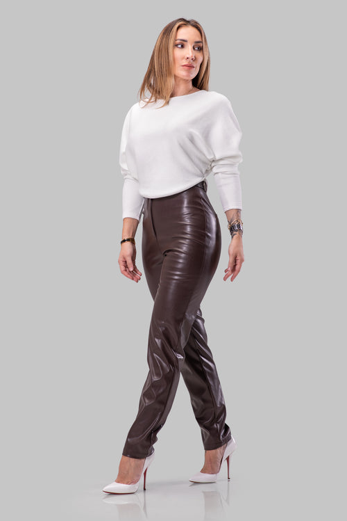 DEANNA PANTS [BROWN]