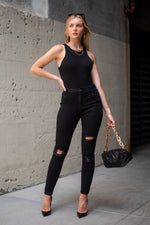 DEIRA JEANS [BLACK]