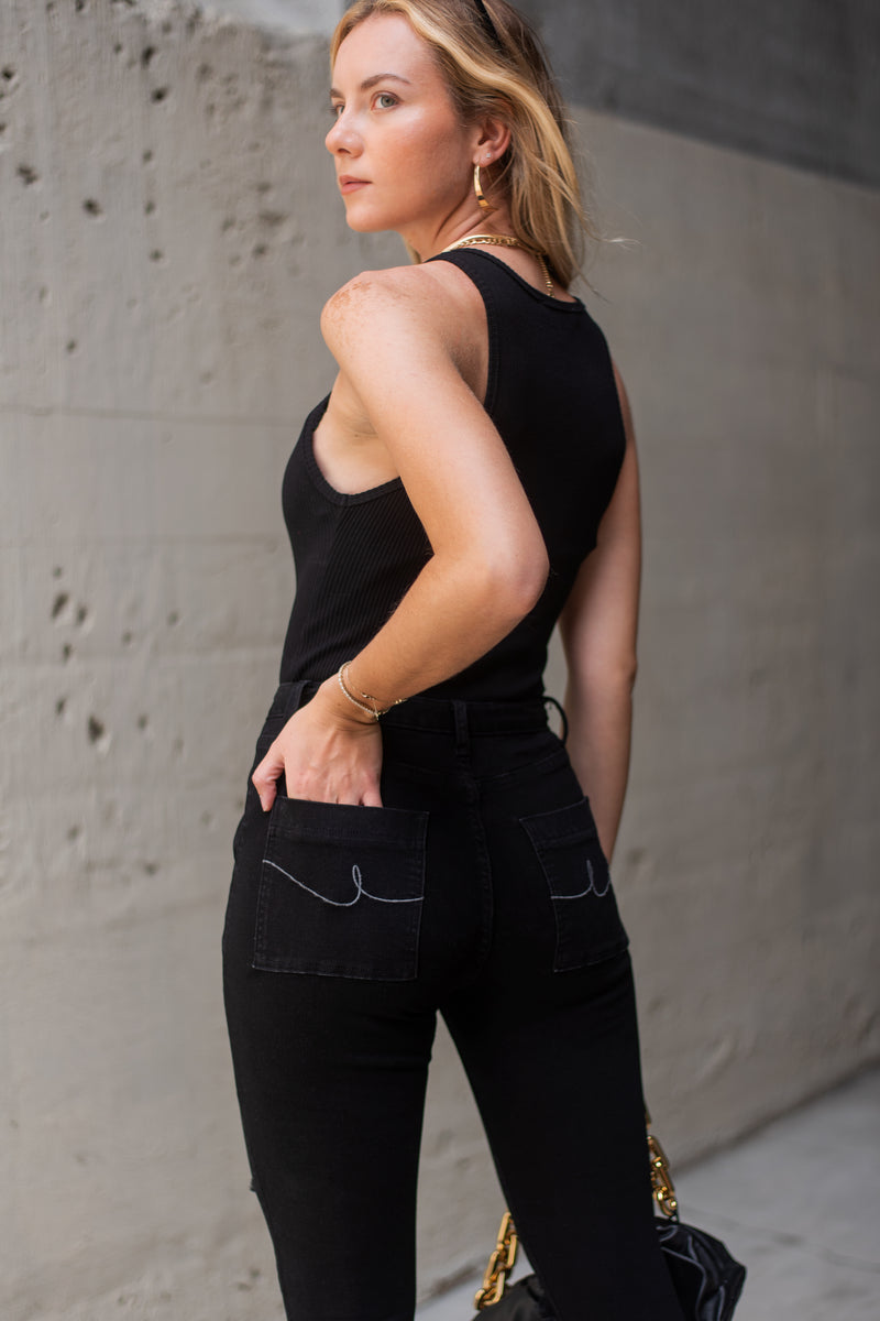 DEIRA JEANS [BLACK]