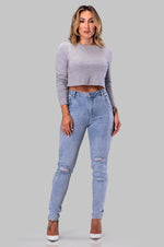 DEIRA JEANS [BLUE]