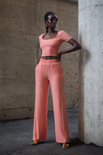 DIEYNABA PANT SET [CORAL]