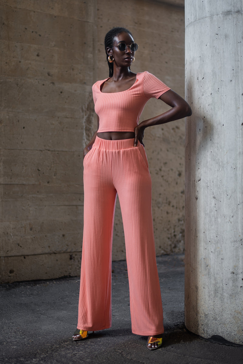DIEYNABA PANT SET [CORAL]