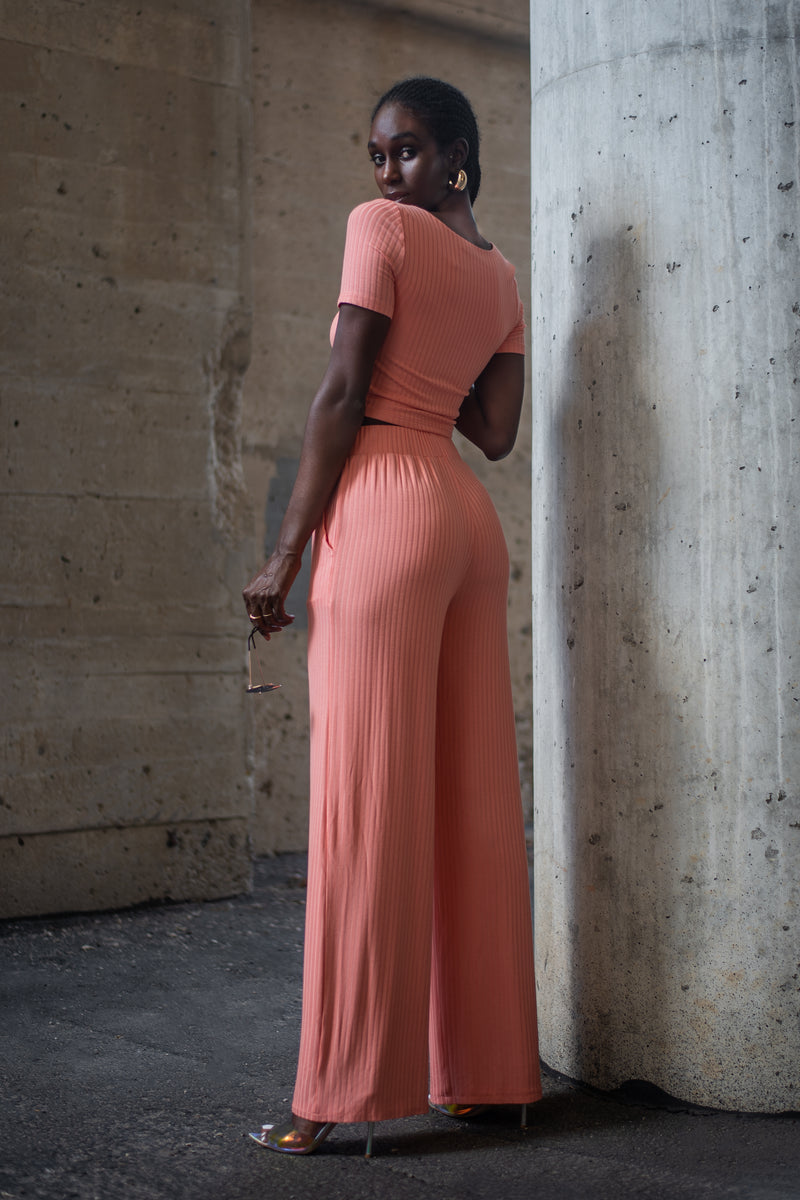 DIEYNABA PANT SET [CORAL]