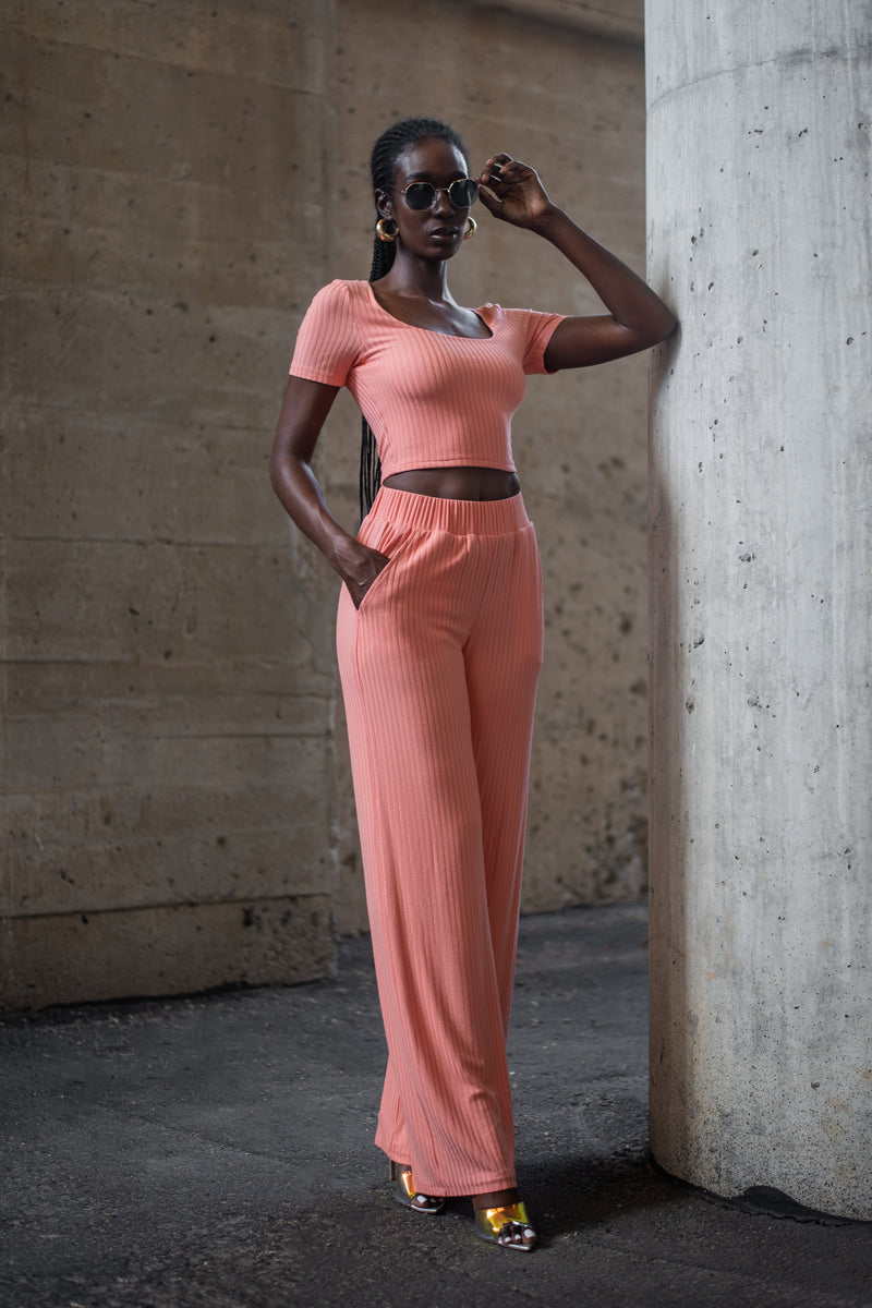 DIEYNABA PANT SET [CORAL]