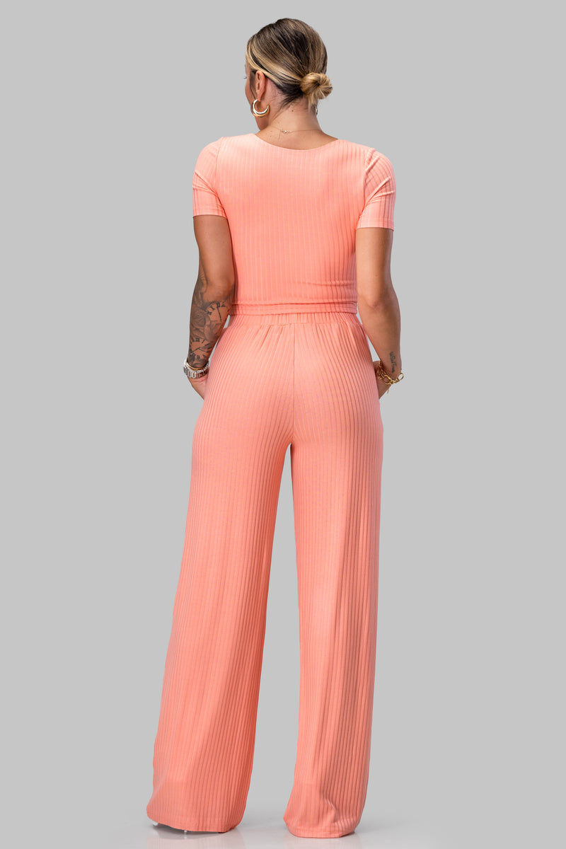 DIEYNABA PANT SET [CORAL]