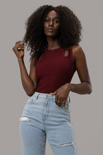 DIXIE TOP [BURGUNDY]