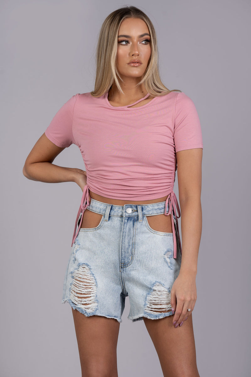 EBONY TOP [ROSE]