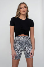 EGI BIKER SHORTS [GRAY LEOPARD]