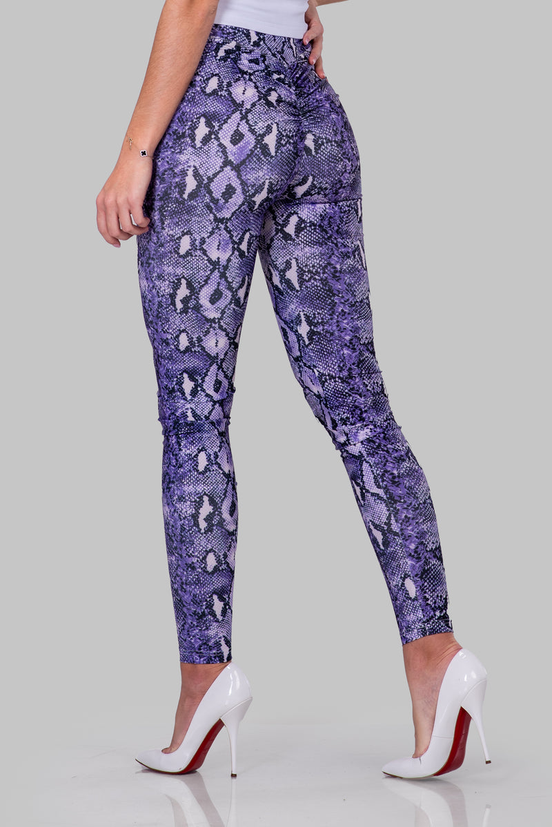 EGI LEGGINGS [PURPLE SNAKE]