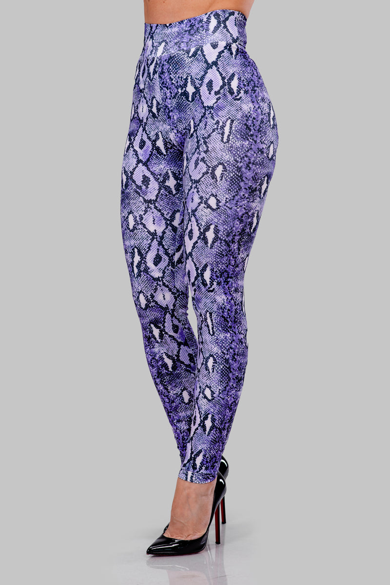 EGI LEGGINGS [PURPLE SNAKE]