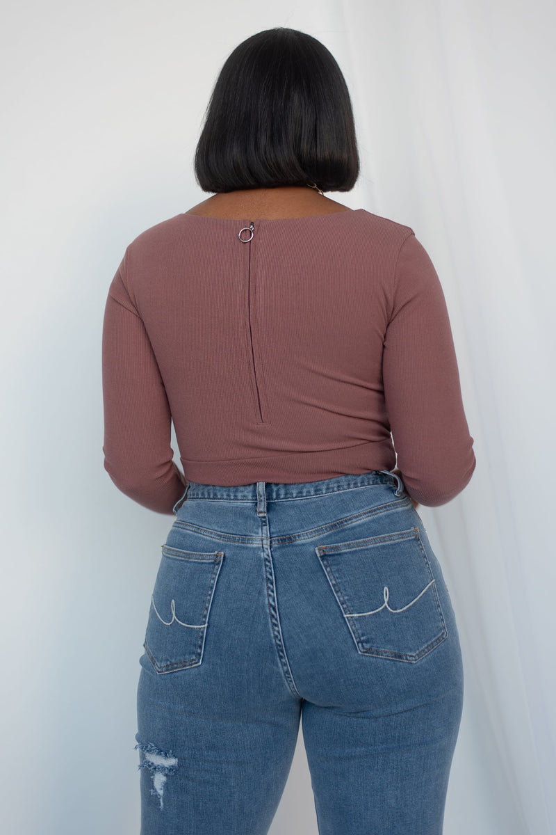 EGREIS BODYSUIT [MAUVE]