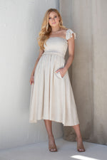 EMELINE DRESS [OATMEAL]